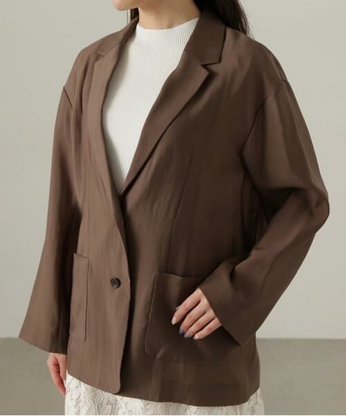 ＊＊PROPORTION BODY DRESSING / プロポーションボディドレッシング　 テーラードジャケット | シアージャケット24AW | 詳細8