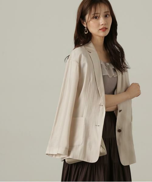 ＊＊PROPORTION BODY DRESSING / プロポーションボディドレッシング　 テーラードジャケット | シアージャケット24AW | 詳細15