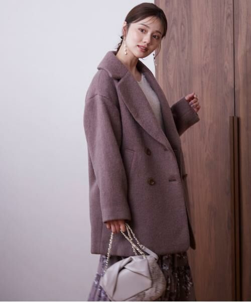 ＊＊PROPORTION BODY DRESSING / プロポーションボディドレッシング　 アウター | ミドル丈シャギーコート　24AW | 詳細25