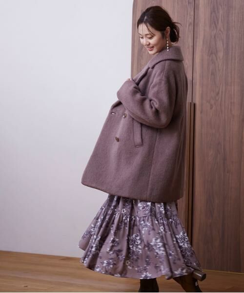 ＊＊PROPORTION BODY DRESSING / プロポーションボディドレッシング　 アウター | ミドル丈シャギーコート　24AW | 詳細26