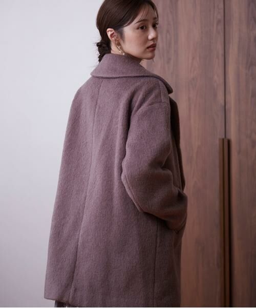 ＊＊PROPORTION BODY DRESSING / プロポーションボディドレッシング　 アウター | ミドル丈シャギーコート　24AW | 詳細30