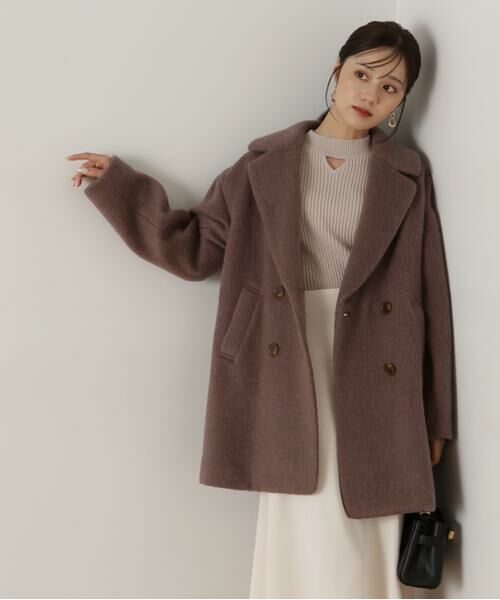 ＊＊PROPORTION BODY DRESSING / プロポーションボディドレッシング　 アウター | ミドル丈シャギーコート　24AW | 詳細23