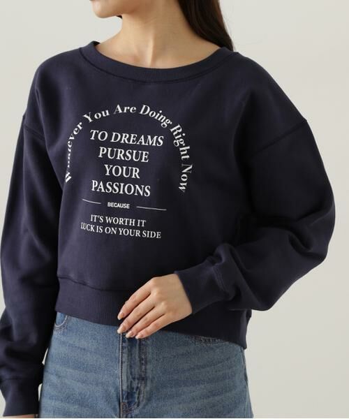 **PROPORTION BODY DRESSING / プロポーションボディドレッシング カットソー | ロゴスエット 24AW | 詳細12