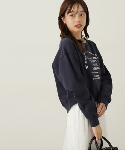 **PROPORTION BODY DRESSING / プロポーションボディドレッシング カットソー | ロゴスエット 24AW | 詳細2