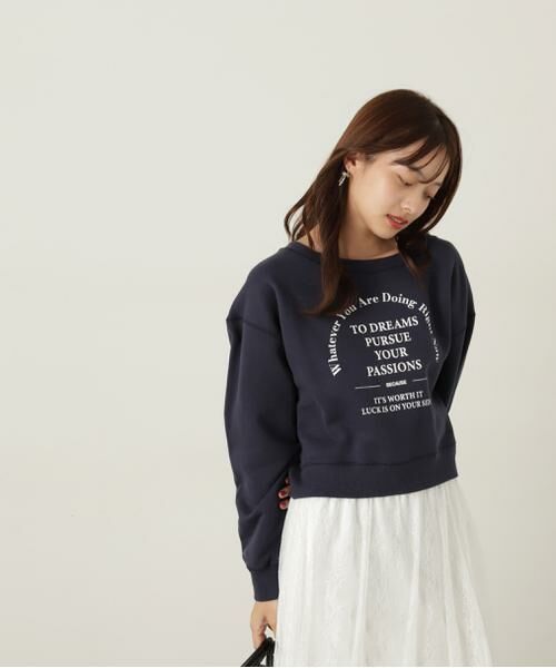 **PROPORTION BODY DRESSING / プロポーションボディドレッシング カットソー | ロゴスエット 24AW | 詳細3