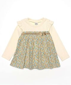 Pupil House / ピューピルハウス その他トップス | 花柄切り替えチュニック