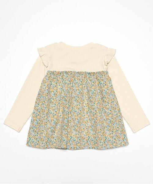 Pupil House / ピューピルハウス その他トップス | 花柄切り替えチュニック | 詳細1