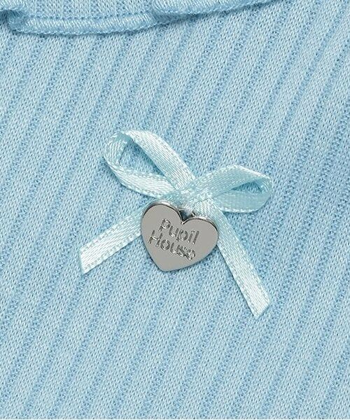 Pupil House / ピューピルハウス ミニ丈・ひざ丈ワンピース | リボンチュールドッキングワンピ | 詳細3