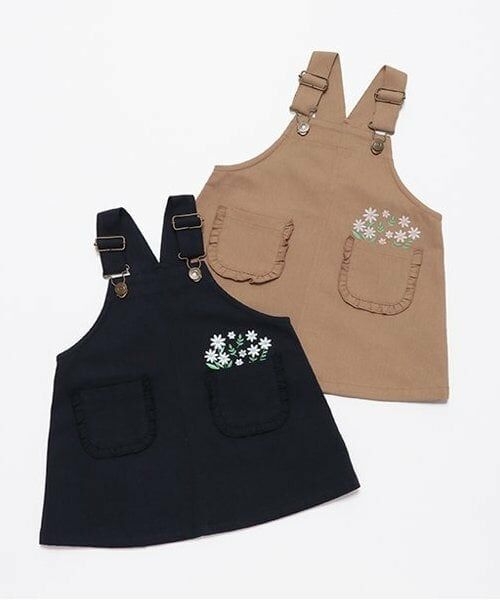 Pupil House / ピューピルハウス ミニ丈・ひざ丈ワンピース | ポケット付きジャンスカ | 詳細8