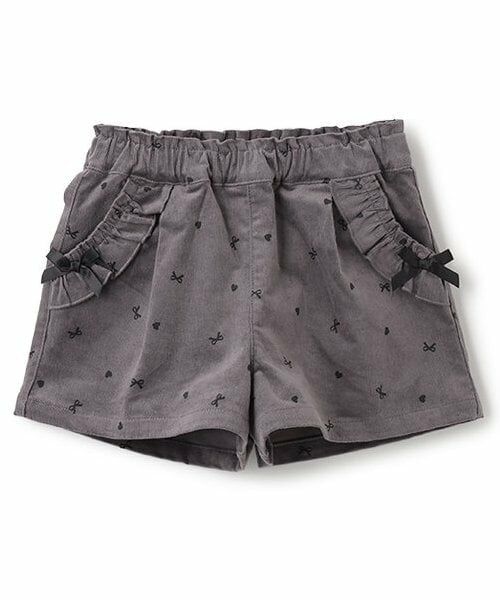 Pupil House / ピューピルハウス ショート・ハーフ・半端丈パンツ | 総柄Ptショートパンツ(グレー)