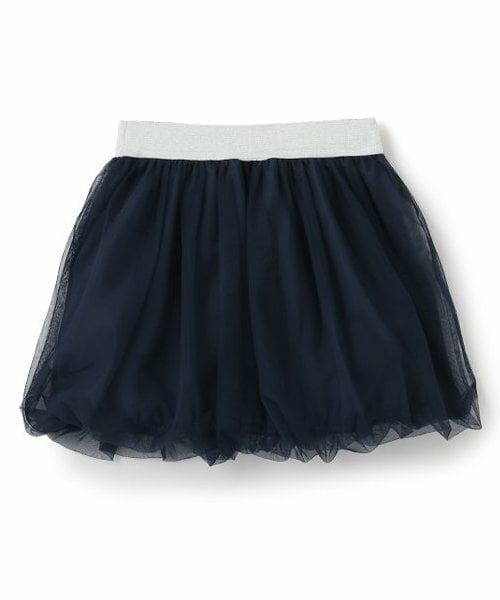 Pupil House / ピューピルハウス ミニ・ひざ丈スカート | 花モチーフチュールスカート | 詳細1