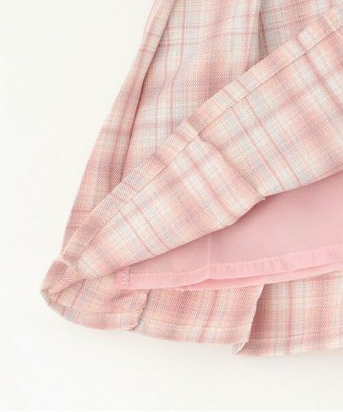 Pupil House / ピューピルハウス ミニ・ひざ丈スカート | チェック切り替えプリーツスカート | 詳細5