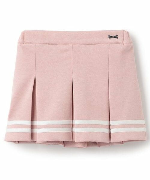 Pupil House / ピューピルハウス ショート・ハーフ・半端丈パンツ | カットプリーツスカート（ピンク）
