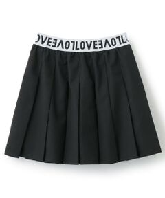 Pupil House / ピューピルハウス ショート・ハーフ・半端丈パンツ | 【milkycoast】ウエストロゴ入りプリーツSK