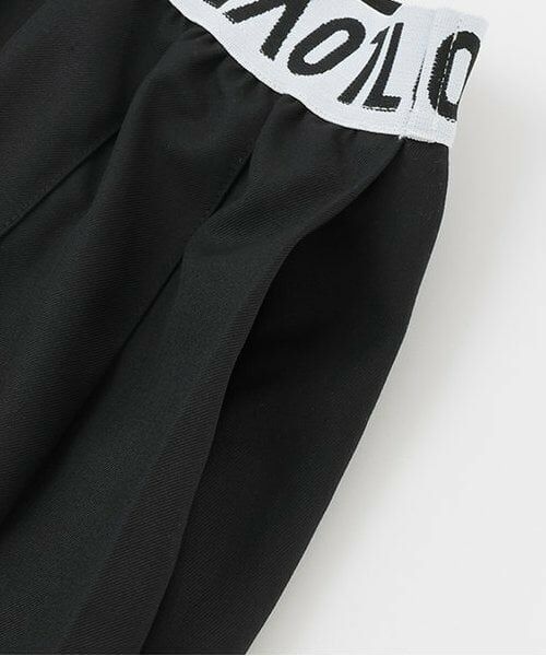 Pupil House / ピューピルハウス ショート・ハーフ・半端丈パンツ | 【milkycoast】ウエストロゴ入りプリーツSK | 詳細3