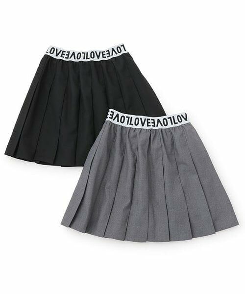 Pupil House / ピューピルハウス ショート・ハーフ・半端丈パンツ | 【milkycoast】ウエストロゴ入りプリーツSK | 詳細7