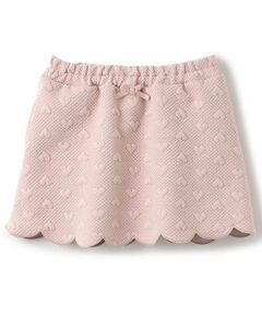 Pupil House / ピューピルハウス ミニ・ひざ丈スカート | ハートジャガードスカート