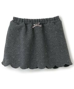 Pupil House / ピューピルハウス ミニ・ひざ丈スカート | ハートジャガードスカート