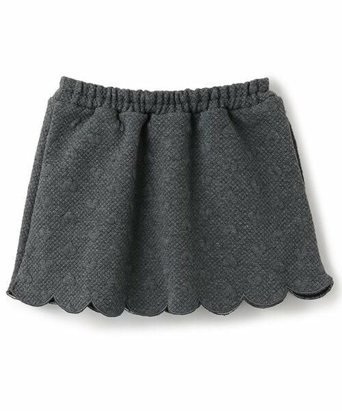 Pupil House / ピューピルハウス ミニ・ひざ丈スカート | ハートジャガードスカート | 詳細1