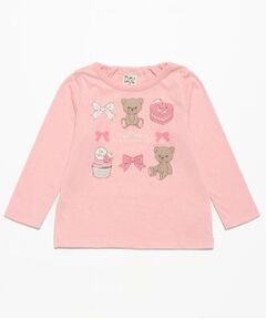 Pupil House / ピューピルハウス Tシャツ | 990T長袖クマリボンスウィーツ