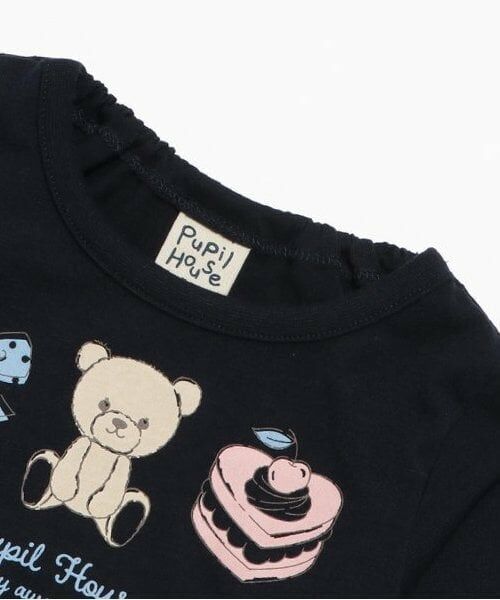 Pupil House / ピューピルハウス Tシャツ | 990T長袖クマリボンスウィーツ | 詳細2