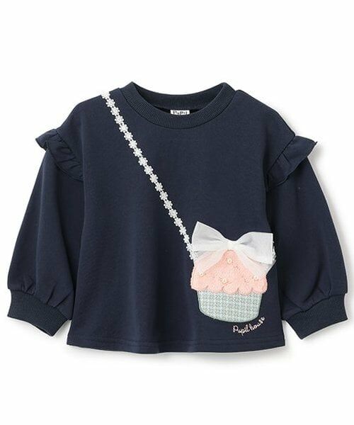 Pupil House / ピューピルハウス スウェット | カップケーキポシェットプルオーバー（紺）