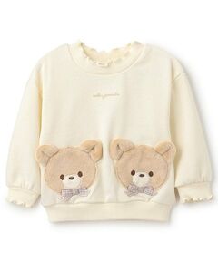 Pupil House / ピューピルハウス スウェット | クマポケット風プルオーバー