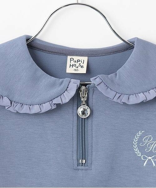 Pupil House / ピューピルハウス スウェット | ハーフジップセーラー衿袖ラインPO | 詳細2