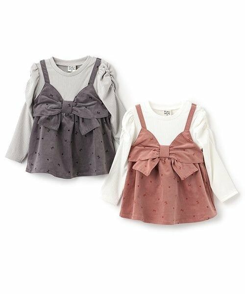 Pupil House / ピューピルハウス Tシャツ | 総柄PtビスチェドッキングT | 詳細6