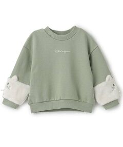Pupil House / ピューピルハウス スウェット | 袖ねこプルオーバー