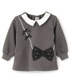 Pupil House / ピューピルハウス スウェット | リボンポシェットプルオーバー