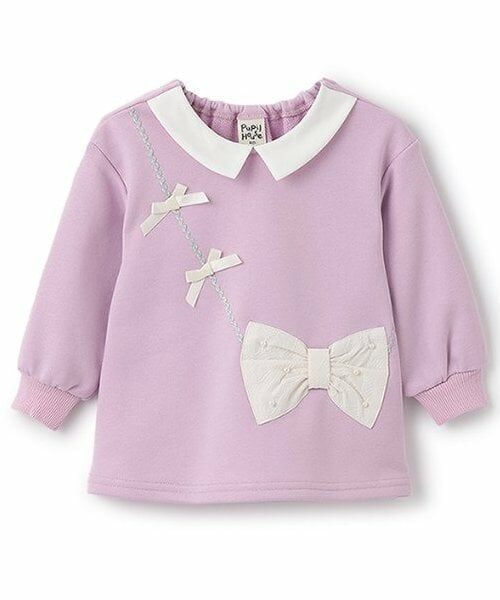Pupil House / ピューピルハウス スウェット | リボンポシェットプルオーバー（ラベンダー）