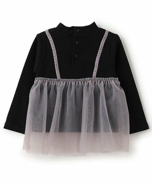 Pupil House / ピューピルハウス Tシャツ | チュールビスチェドッキング長T | 詳細1