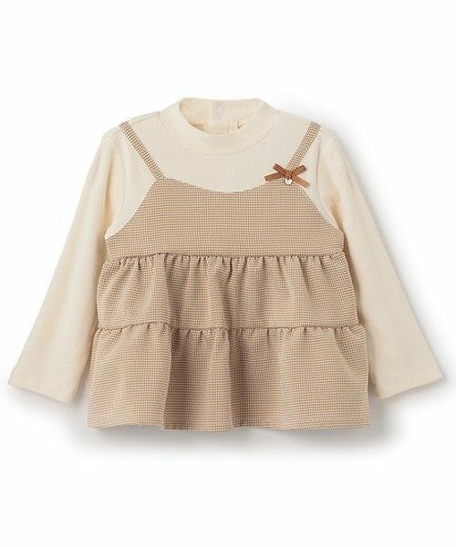 Pupil House / ピューピルハウス その他トップス | ドッキングチュニック（オレンジ）