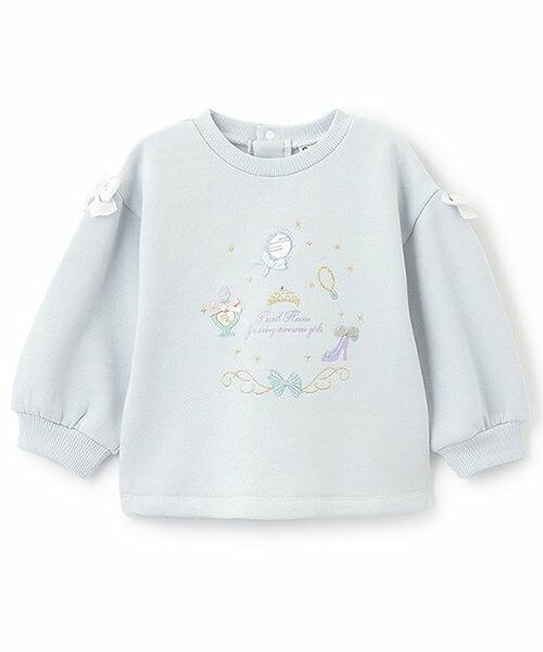 Pupil House / ピューピルハウス スウェット | 肩リボントレーナー（サックス）