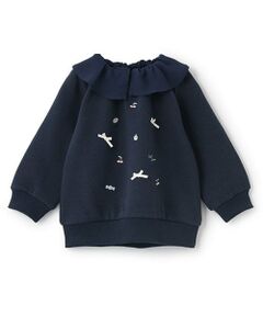 Pupil House / ピューピルハウス スウェット | フリル衿トレーナー