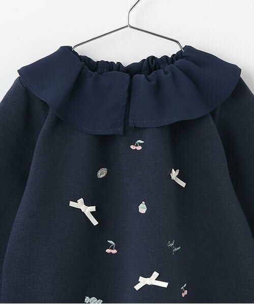 Pupil House / ピューピルハウス スウェット | フリル衿トレーナー | 詳細2