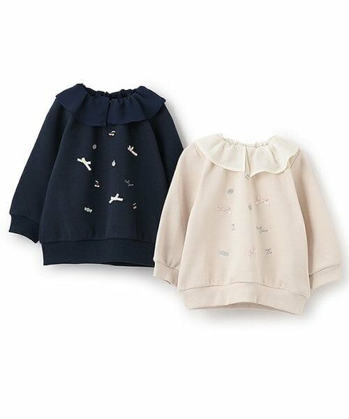 Pupil House / ピューピルハウス スウェット | フリル衿トレーナー | 詳細7