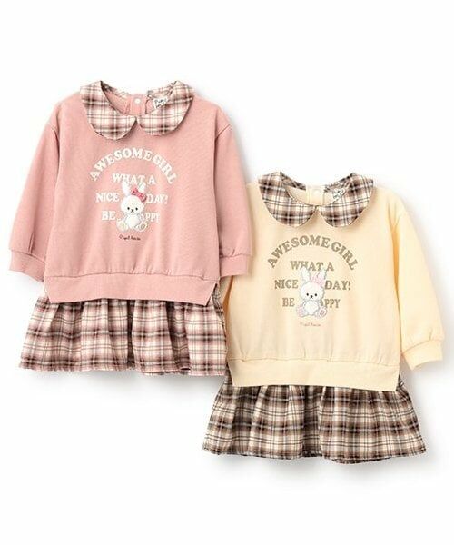 Pupil House / ピューピルハウス ミニ丈・ひざ丈ワンピース | ドッキングワンピース | 詳細9