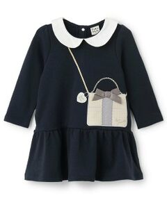 Pupil House / ピューピルハウス ミニ丈・ひざ丈ワンピース | 衿つきワンピース