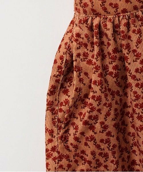 Pupil House / ピューピルハウス ミニ丈・ひざ丈ワンピース | 花柄ドッキングワンピース | 詳細4