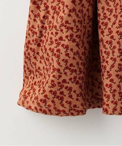 Pupil House / ピューピルハウス ミニ丈・ひざ丈ワンピース | 花柄ドッキングワンピース | 詳細6