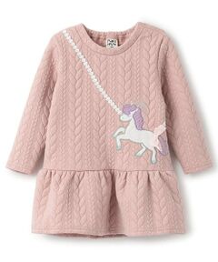 Pupil House / ピューピルハウス ミニ丈・ひざ丈ワンピース | ユニコーンポシェットキルトワンピース