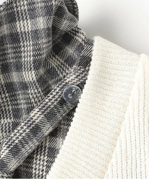 Pupil House / ピューピルハウス ミニ丈・ひざ丈ワンピース | レイヤード風ネクタイワンピース | 詳細4