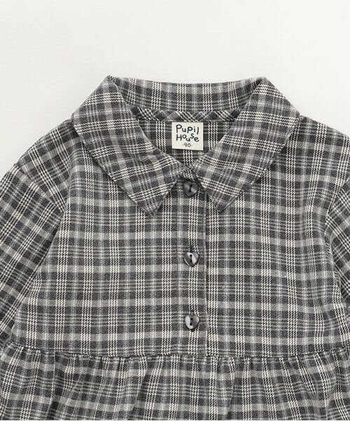 Pupil House / ピューピルハウス ミニ丈・ひざ丈ワンピース | レイヤード風ネクタイワンピース | 詳細5