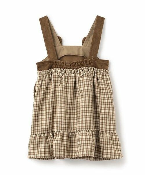 Pupil House / ピューピルハウス ミニ丈・ひざ丈ワンピース | くまみみジャンスカ | 詳細1