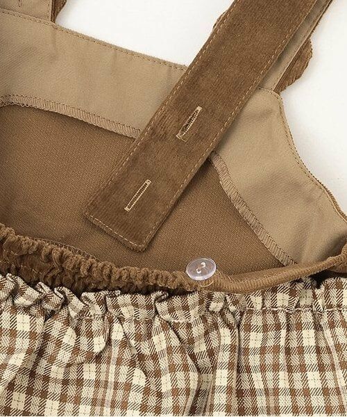 Pupil House / ピューピルハウス ミニ丈・ひざ丈ワンピース | くまみみジャンスカ | 詳細3