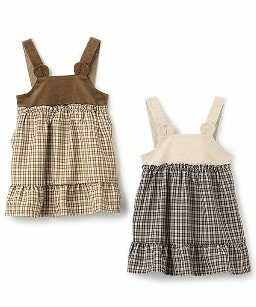 Pupil House / ピューピルハウス ミニ丈・ひざ丈ワンピース | くまみみジャンスカ | 詳細7