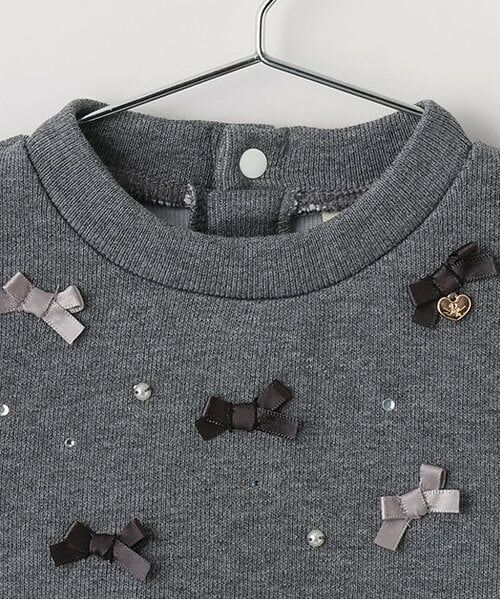 Pupil House / ピューピルハウス ミニ丈・ひざ丈ワンピース | リボンビジューワンピース | 詳細2