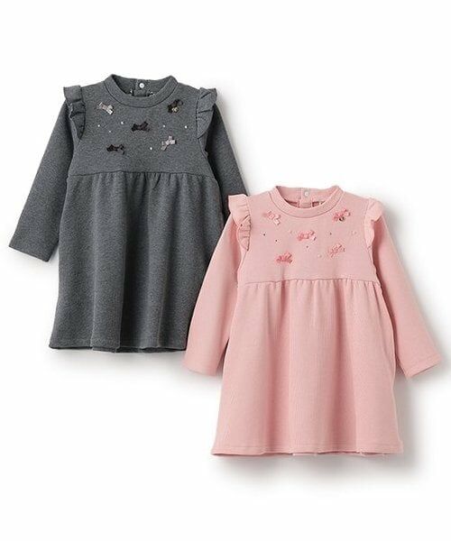 Pupil House / ピューピルハウス ミニ丈・ひざ丈ワンピース | リボンビジューワンピース | 詳細9